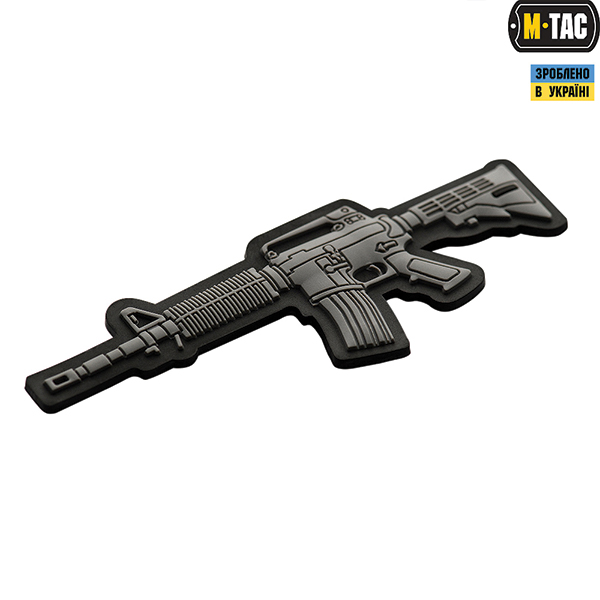 M-Tac нашивка M4A1 3D PVC Grey. Фото 2