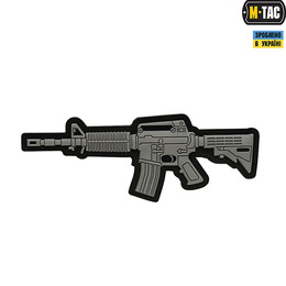 M-Tac нашивка M4A1 3D PVC Grey