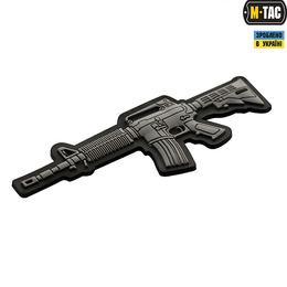 M-Tac нашивка M4A1 3D PVC Grey. Фото 2