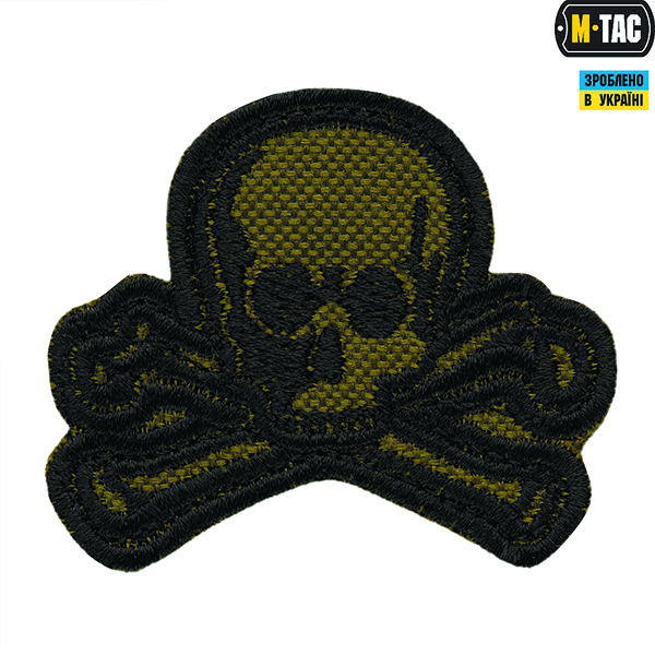 M-Tac нашивка Old Skull олива