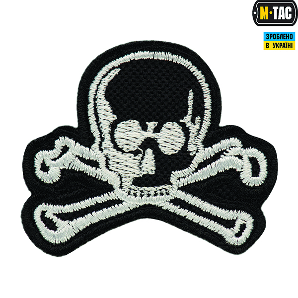 M-Tac нашивка Old Skull чорна