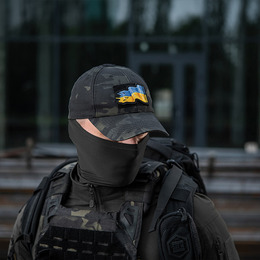 M-Tac нашивка прапор України бойовий реверс (вишивка) Black. Фото 2
