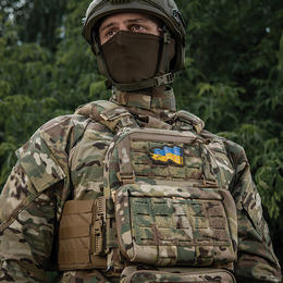 M-Tac нашивка прапор України бойовий реверс (вишивка) Ranger Green. Фото 2