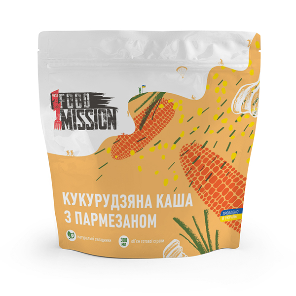 Кукурудзяна каша з пармезаном