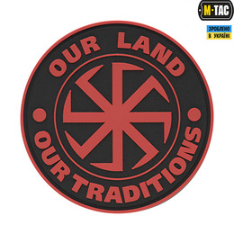 M-Tac нашивка Our Land PVC Red
