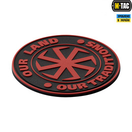 M-Tac нашивка Our Land PVC Red