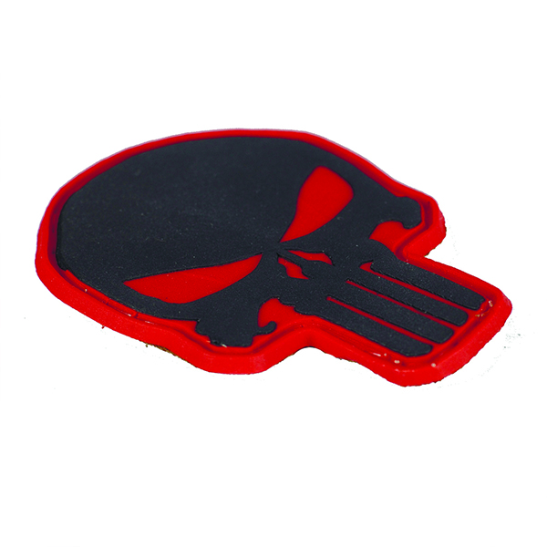 M-Tac нашивка Punisher PVC Red/Black. Фото 2