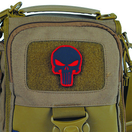 M-Tac нашивка Punisher PVC Red/Black. Фото 4