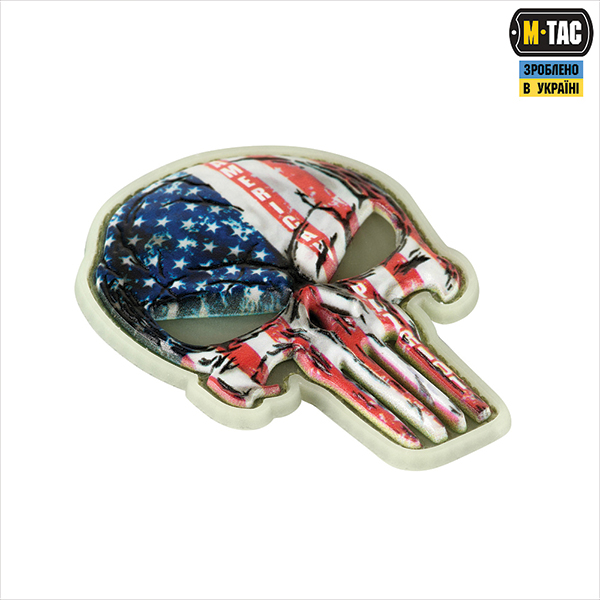 M-Tac нашивка Punisher USA GID. Фото 2