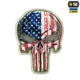 M-Tac нашивка Punisher USA GID
