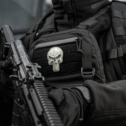 M-Tac нашивка Punisher білий GID. Фото 4