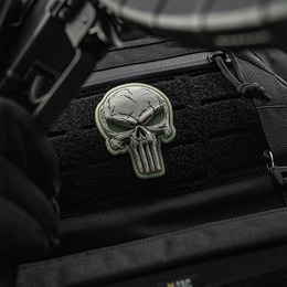 M-Tac нашивка Punisher білий GID. Фото 6