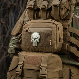 M-Tac нашивка Punisher білий GID. Фото 7