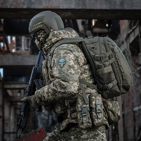 M-Tac нашивка Punisher Тризуб. Фото 4