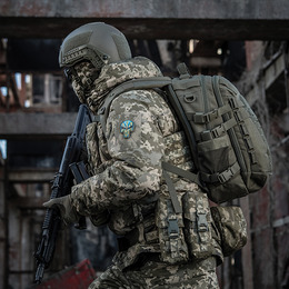 M-Tac нашивка Punisher Тризуб. Фото 4