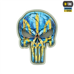 M-Tac нашивка Punisher Тризуб GID