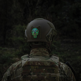 M-Tac нашивка Punisher Тризуб GID. Фото 6