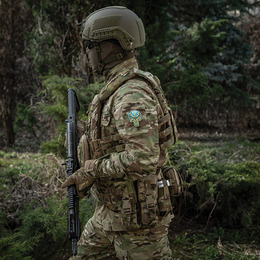 M-Tac нашивка Punisher Тризуб GID. Фото 7