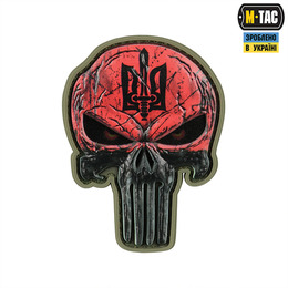 M-Tac нашивка Punisher Червоний