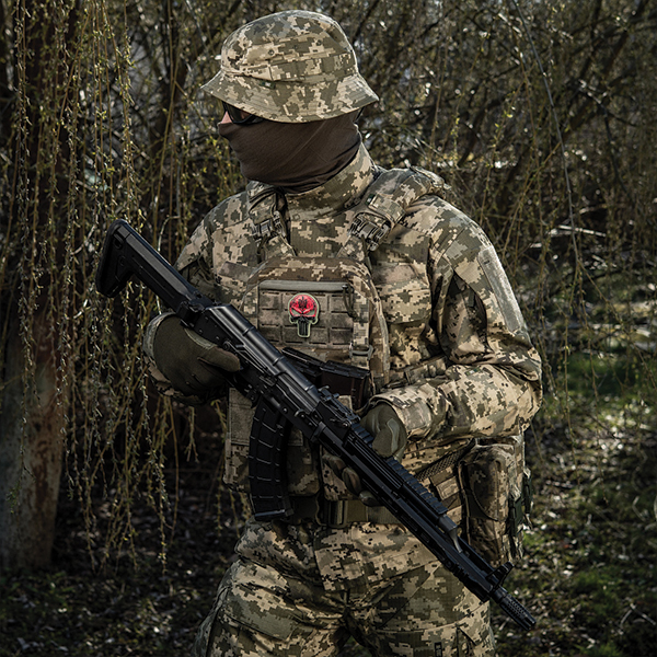 M-Tac нашивка Punisher Червоний GID. Фото 4