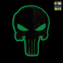 M-Tac нашивка Punisher Червоний GID. Фото 3