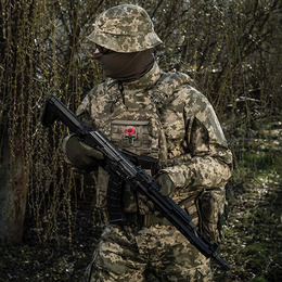 M-Tac нашивка Punisher Червоний GID. Фото 4