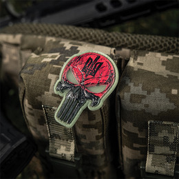 M-Tac нашивка Punisher Червоний GID. Фото 7
