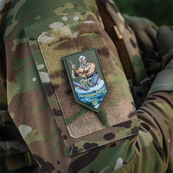 M-Tac нашивка Ukrainian Fisher PVC Olive. Фото 3