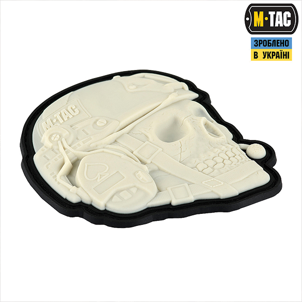 M-Tac нашивка Operator 3D PVC White. Фото 2