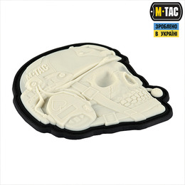 M-Tac нашивка Operator 3D PVC White. Фото 2