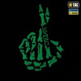 M-Tac нашивка Crossed Fingers (вишивка) Black