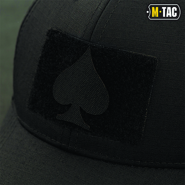 M-Tac нашивка Spades Laser Cut Black. Фото 2