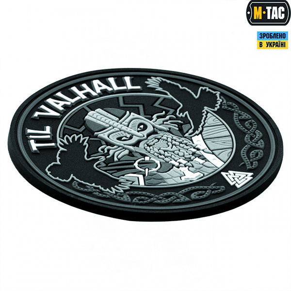 M-Tac нашивка Til Valhall PVC Grey/Black. Фото 2