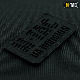 M-Tac нашивка UA Division скрізна Laser Cut Black
