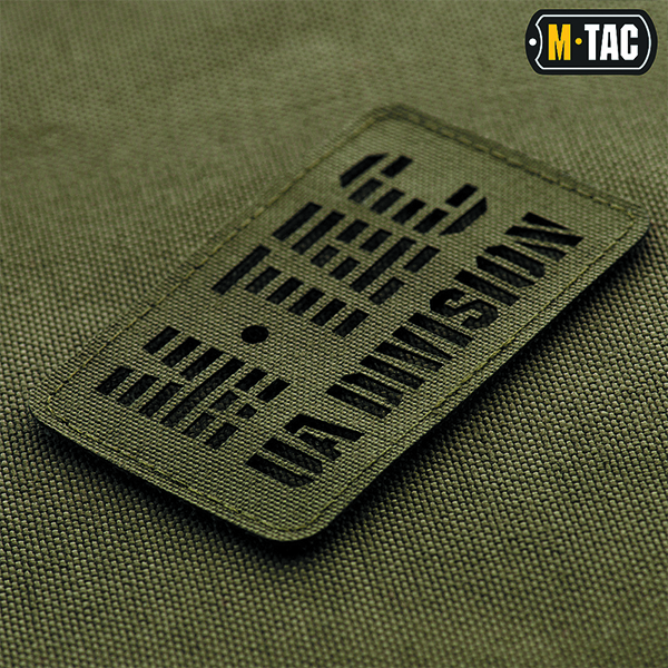 M-Tac нашивка UA Division скрізна Laser Cut Ranger Green. Фото 2