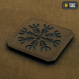M-Tac нашивка шолом Жаху Laser Cut Coyote/Black. Фото 2