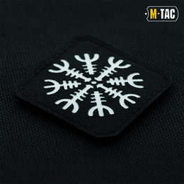 M-Tac нашивка шолом Жаху Laser Cut Black/GID. Фото 3
