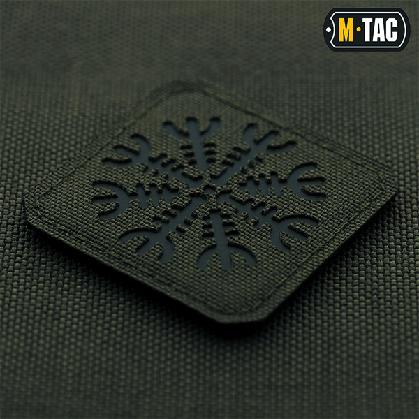 M-Tac нашивка шолом Жаху Laser Cut Ranger Green/Black. Фото 2