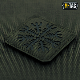 M-Tac нашивка шолом Жаху Laser Cut Ranger Green/Black