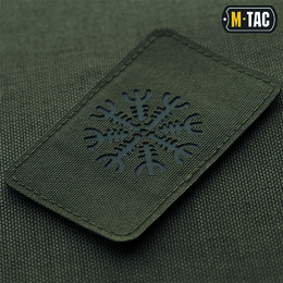 M-Tac нашивка шолом Жаху горизонтальна Laser Cut Ranger Green/Black. Фото 2