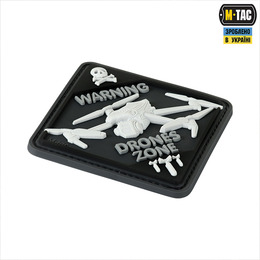 M-Tac нашивка Drones Zone PVC Black