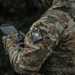 M-Tac нашивка Drones Zone PVC Black. Фото 6