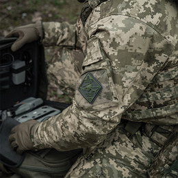 M-Tac нашивка Drones Zone PVC Olive. Фото 7