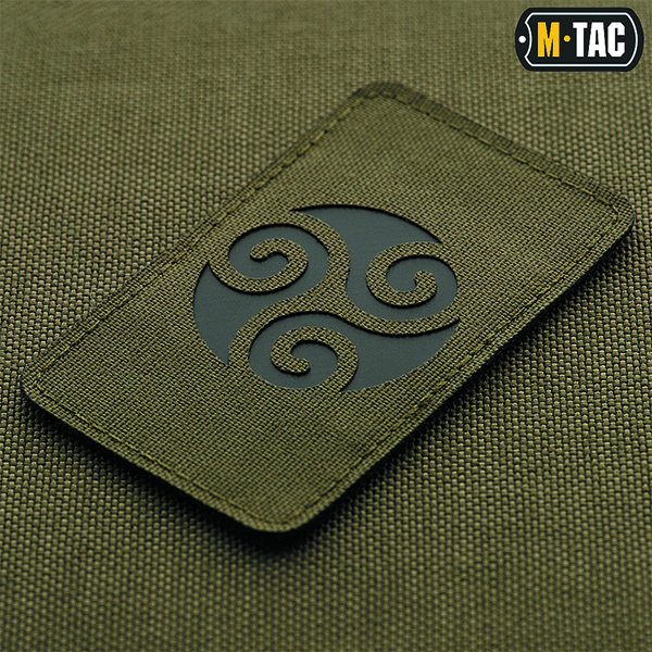 M-Tac нашивка Трискеліон Laser Cut Ranger Green/Black. Фото 2