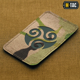 M-Tac нашивка Трискеліон Laser Cut Multicam/Black. Фото 2