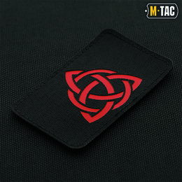 M-Tac нашивка Трикветр Laser Cut Black/Red. Фото 2