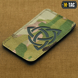 M-Tac нашивка Трикветр Laser Cut Multicam/Black