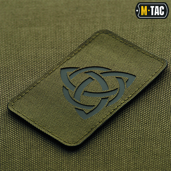 M-Tac нашивка Трикветр Laser Cut Ranger Green/Black. Фото 2