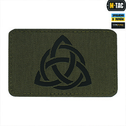 M-Tac нашивка Трикветр Laser Cut Ranger Green/Black