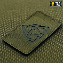 M-Tac нашивка Трикветр Laser Cut Ranger Green/Black. Фото 2